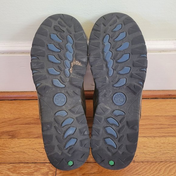 Timberland 9 Brown‎ Leather Hiking Work Boots Mt Maddsen Waterproof - Picture 3 of 8